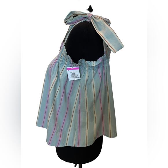 New ~ OPEN EDIT ~ Nordstrom 100% Cotton Poplin Top Small ~ - Picture 4 of 7